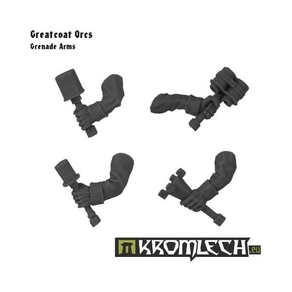 KROMLECH Greatcoats Grenade Arms (5)
