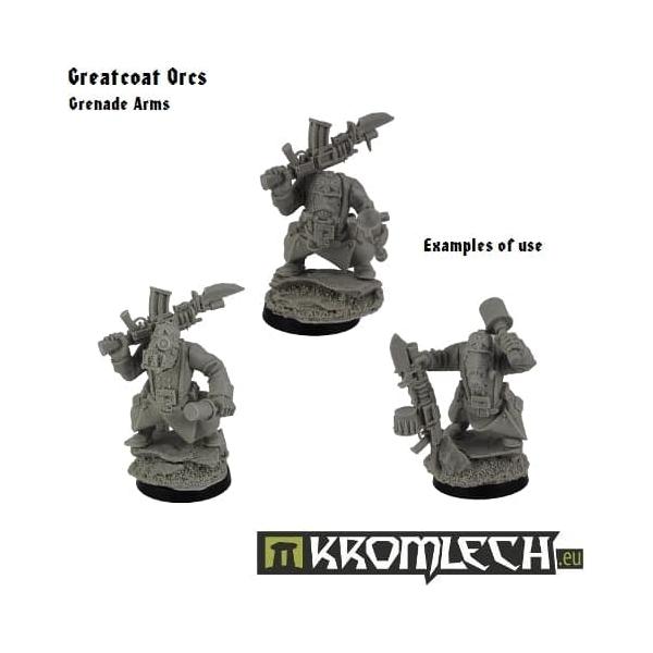 KROMLECH Greatcoats Grenade Arms (5)