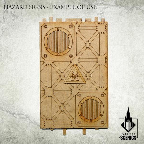 TABLETOP SCENICS Hazard Signs
