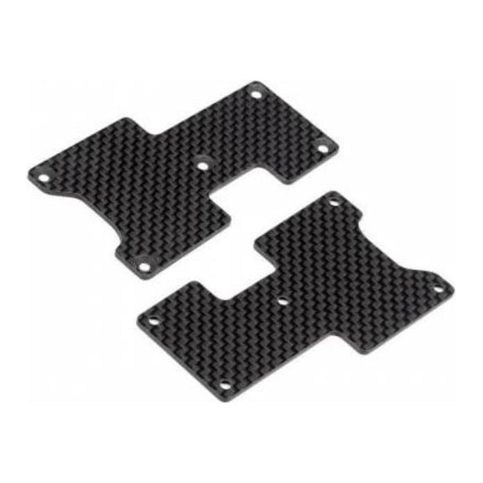 HB RACING Woven Graphite Arm Covers (Rear)