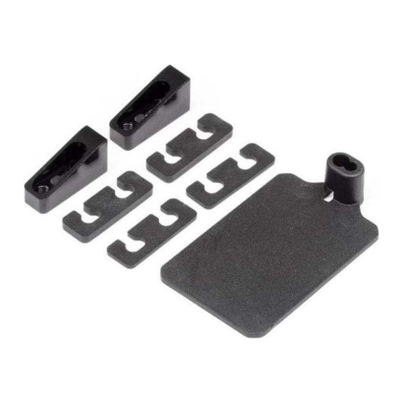 (Clearance Item) HB RACING Servo/Recevier Mount Set
