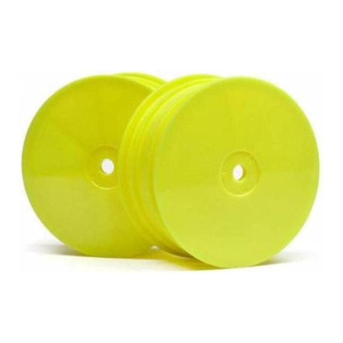 (Clearance Item) HB RACING Front 4WD Front Wheel (Yellow/2Pcs)