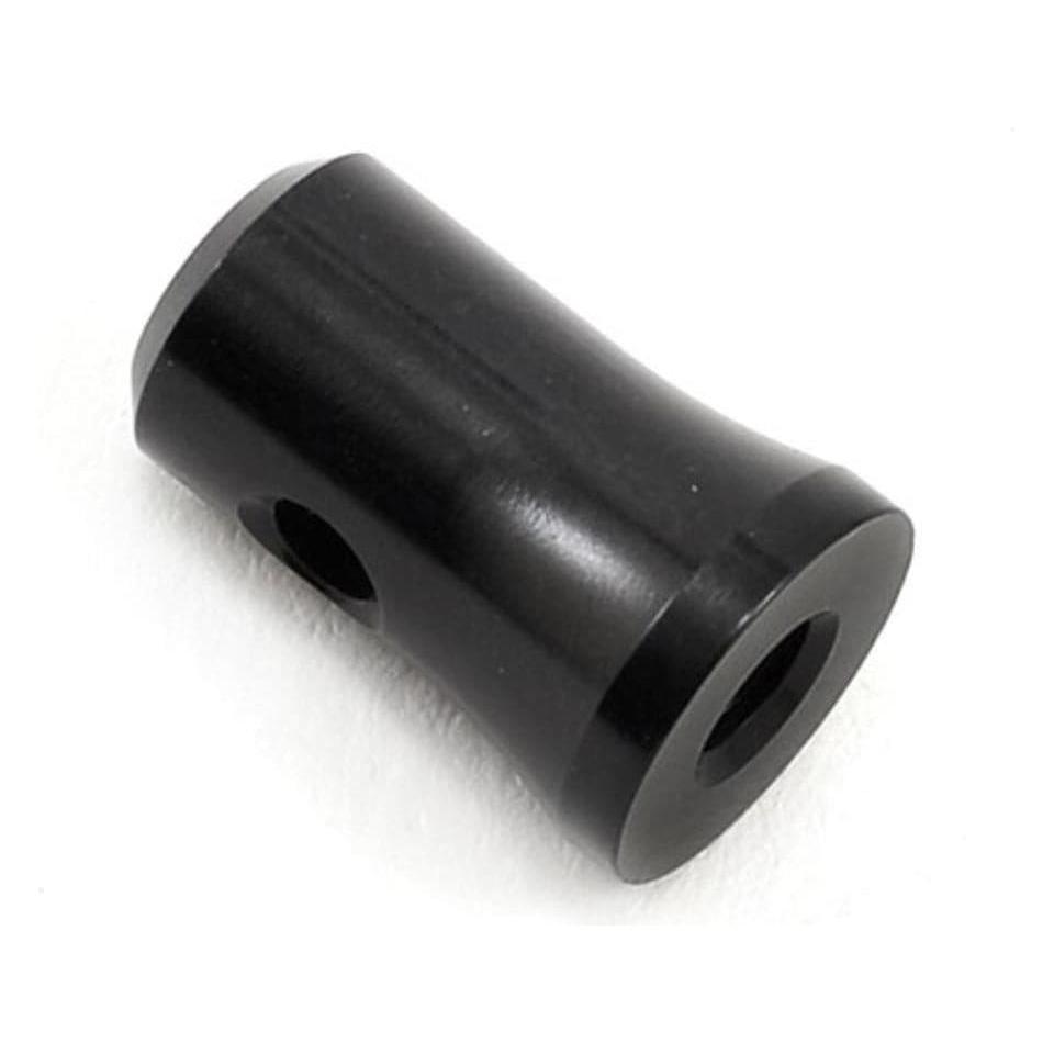 HB RACING Aluminium Exhaust Pipe Mount V2 (Black)