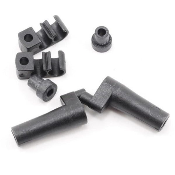 (Clearance Item) HB RACING Fuel Tank Stand-Off and Fuel Line Clips Set