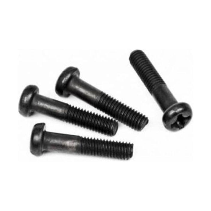 HB RACING Cap Head Step Screw 3x14mm (4pcs)