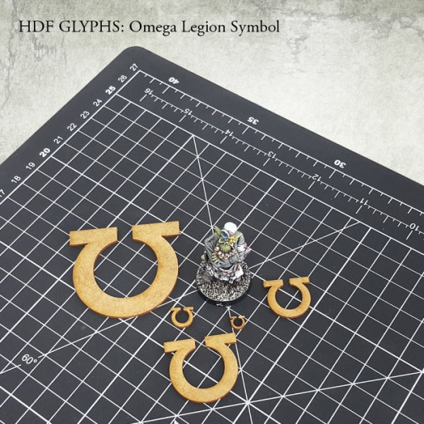 KROMLECH HDF Glyphs: Omega Legion Symbol