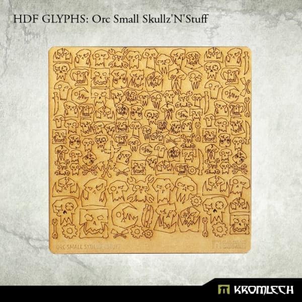 KROMLECH HDF Glyphs: Orc Small Skullz'N'Stuff