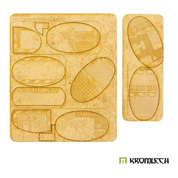 KROMLECH Hi-Tech 75x42mm Oval Base Toppers