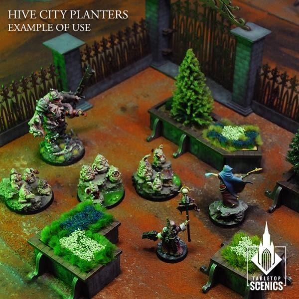 TABLETOP SCENICS Hive City Planters
