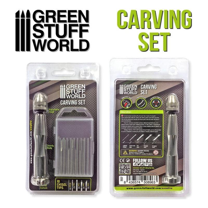 GREEN STUFF WORLD Hobby Carving Set