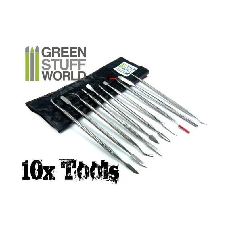 GREEN STUFF WORLD 10x Sculpting Tools