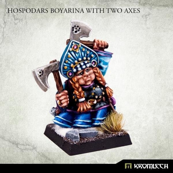 KROMLECH Hospodars Boyarina with Two Axes (1)