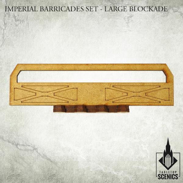 TABLETOP SCENICS Imperial Barricade Set - Large Blockade