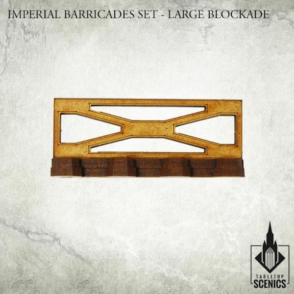 TABLETOP SCENICS Imperial Barricade Set - Large Blockade