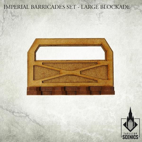 TABLETOP SCENICS Imperial Barricade Set - Large Blockade