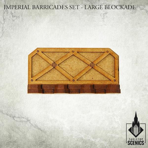 TABLETOP SCENICS Imperial Barricade Set - Large Blockade