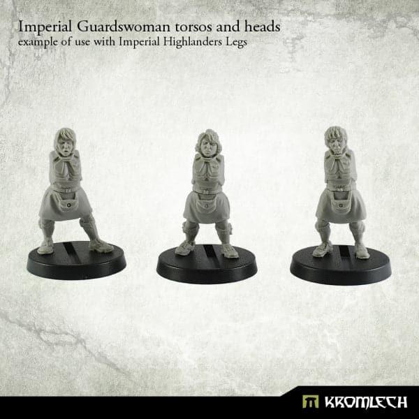 KROMLECH Imperial Guardswoman Torsos and Heads (5)