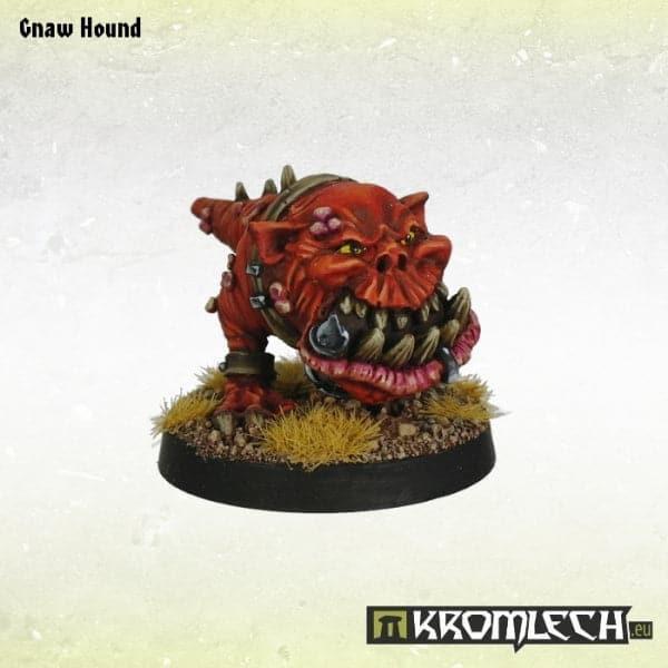 KROMLECH Iron Reich Orc Taskmaster with Gnaw Hound (2)