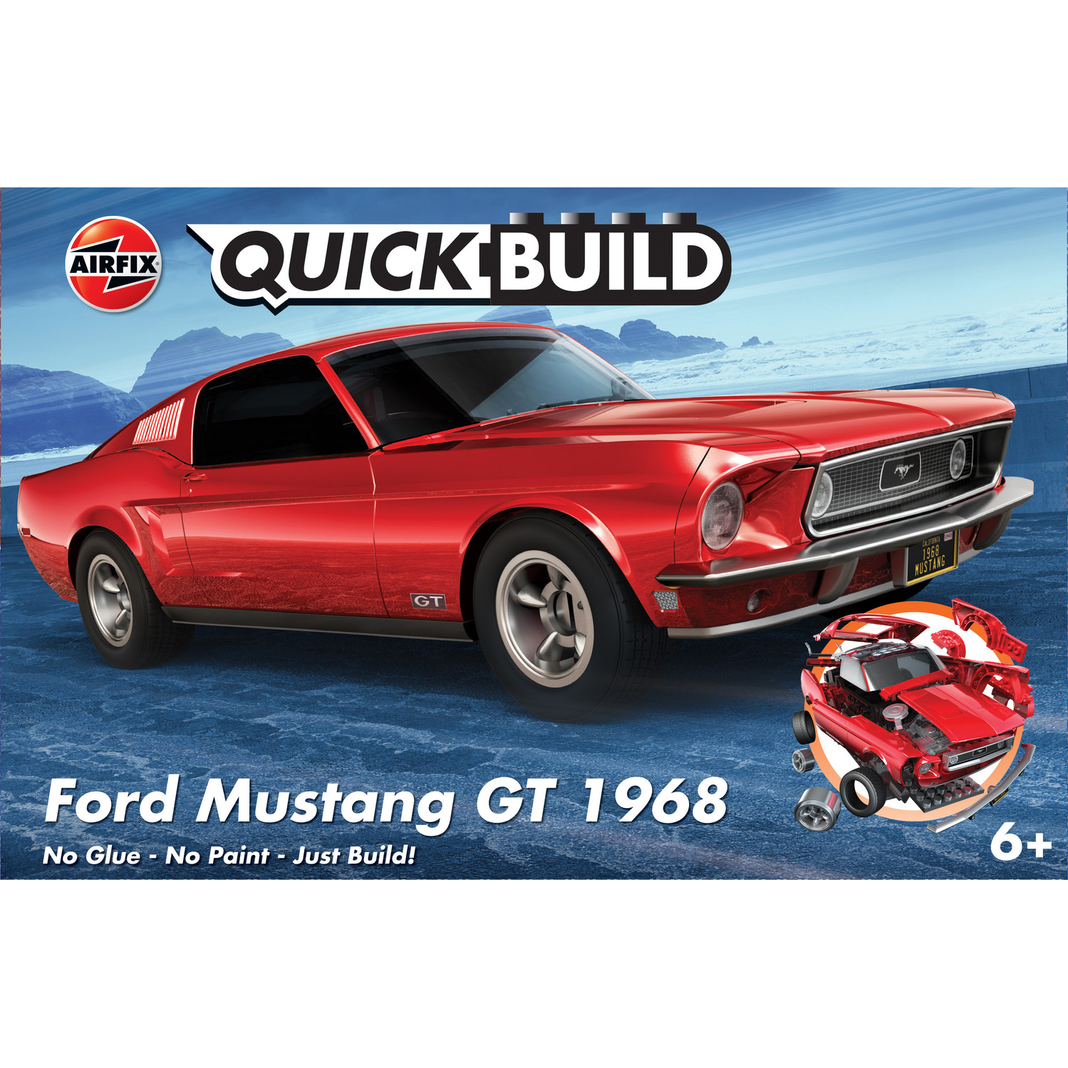 AIRFIX Quickbuild Ford Mustang GT 1968