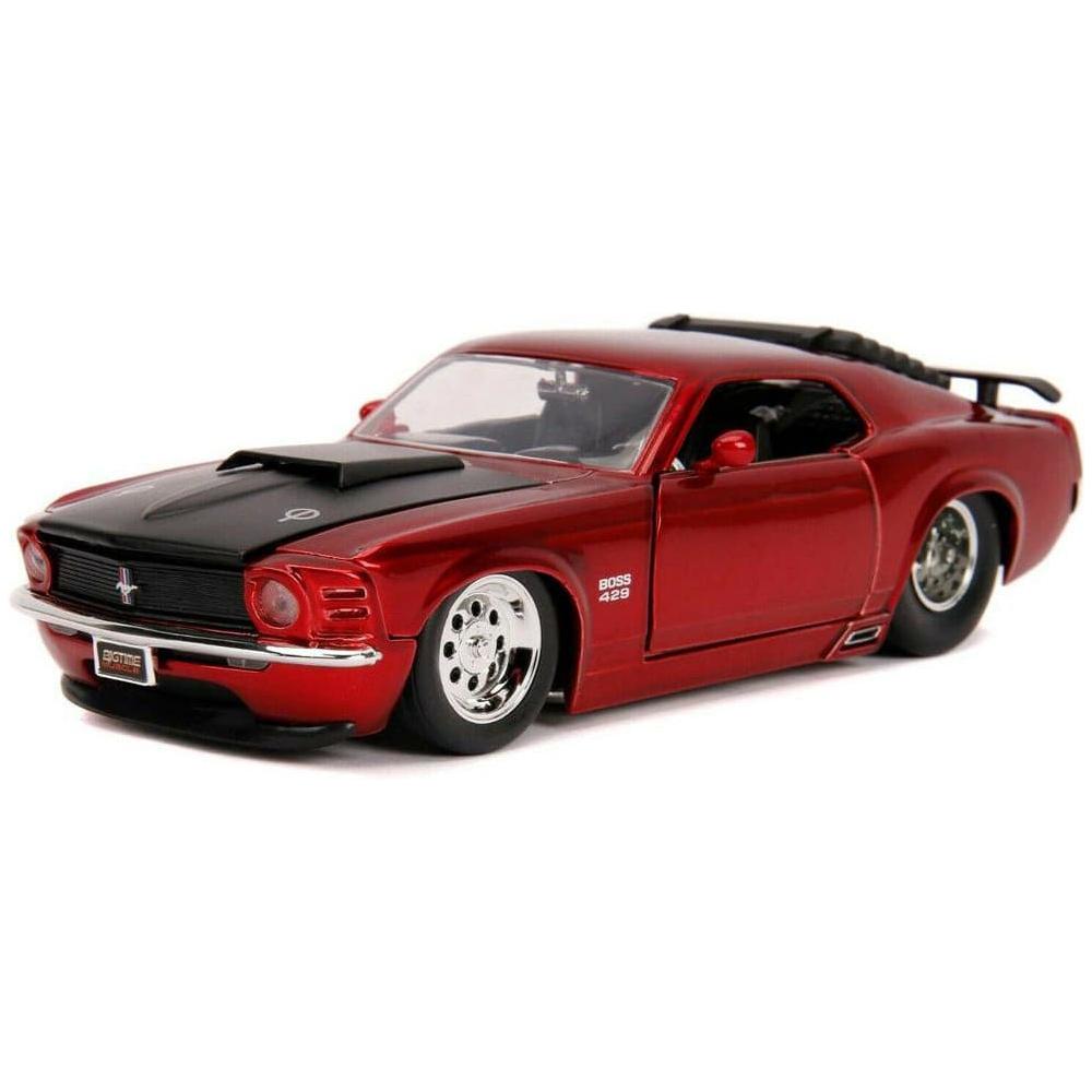 JADA 1/24 BTM Red 1970 Ford Mustang Moss 429