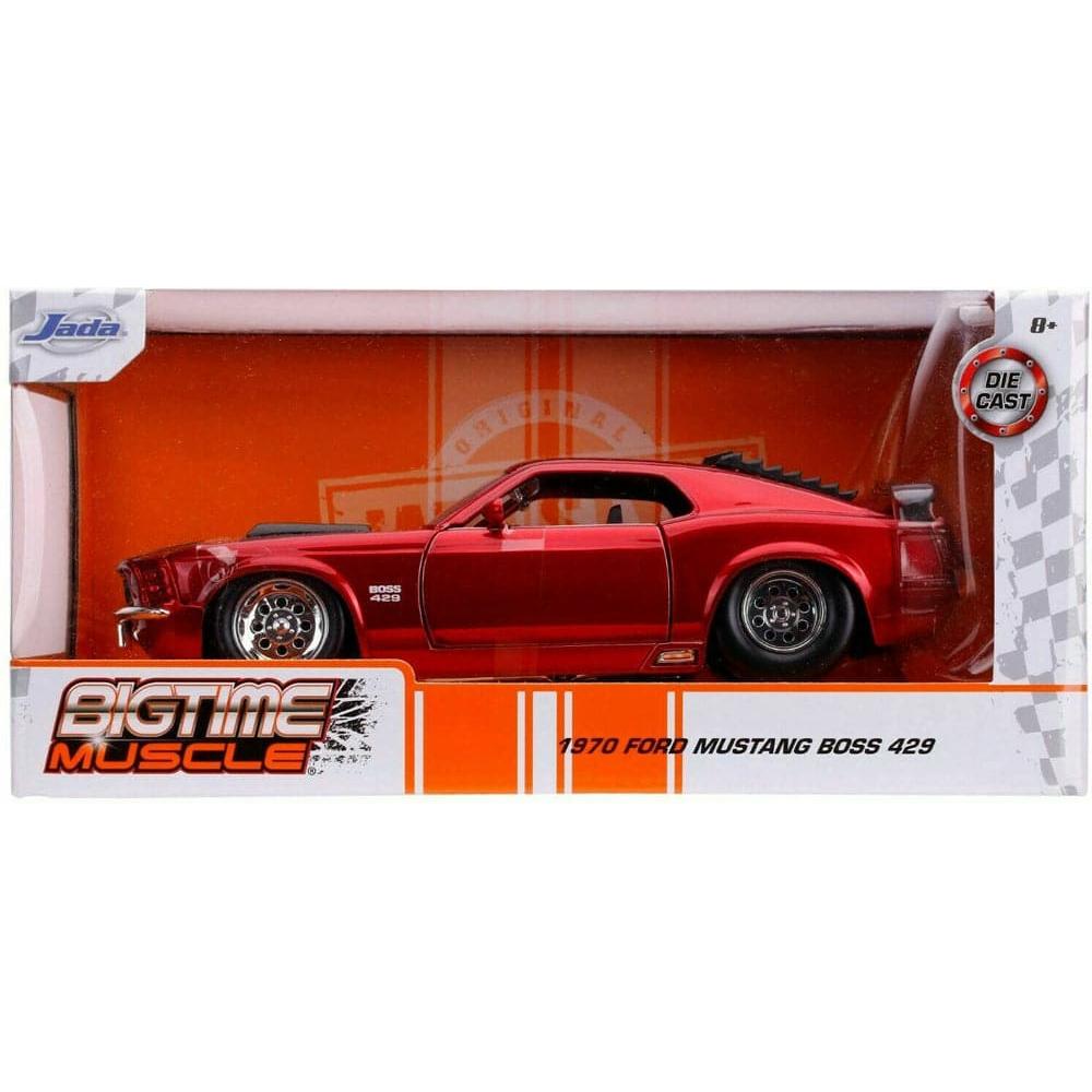 JADA 1/24 BTM Red 1970 Ford Mustang Moss 429