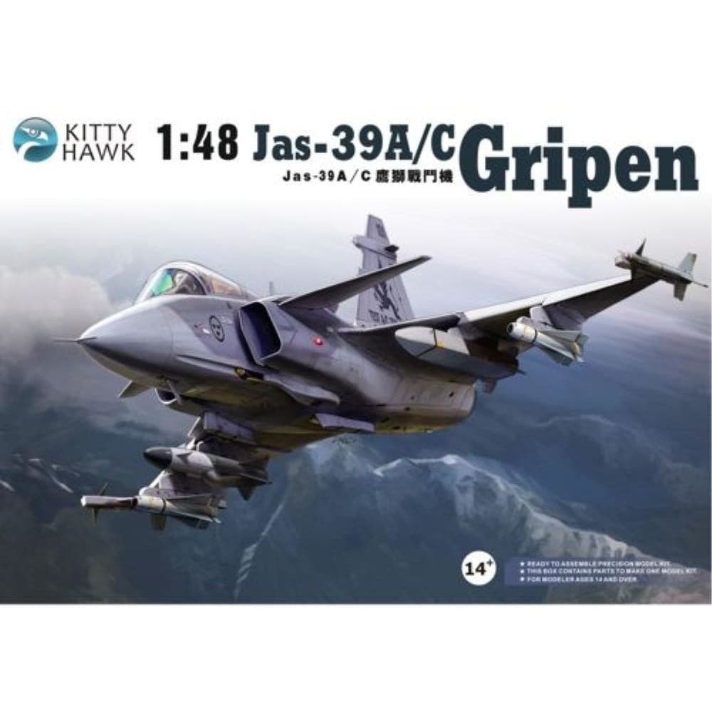 KITTY HAWK Jas 39A/C Grippen (KH80117) - Hearns Hobbies Melbourne - KITTY HAWK