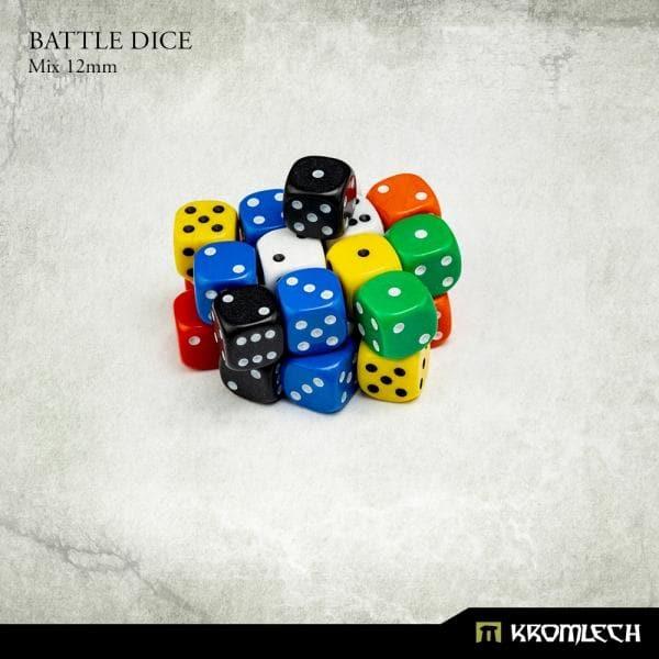 KROMLECH Battle Dice 25x Mix of Multicolor Mix 12mm