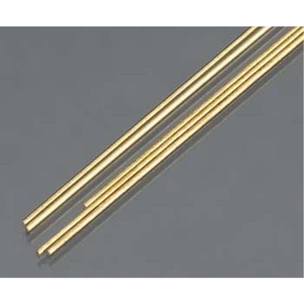 K&S Round Brass Rod 1.0mm Diameter 300mm Lengths (5 Pieces)