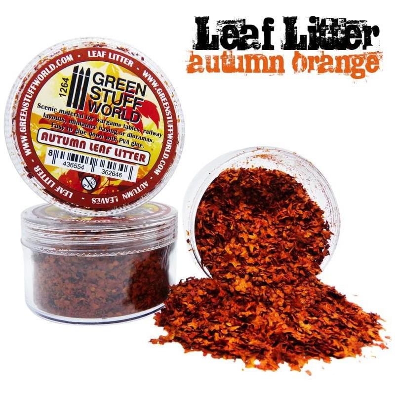 GREEN STUFF WORLD Leaf Litter - Autumn Orange