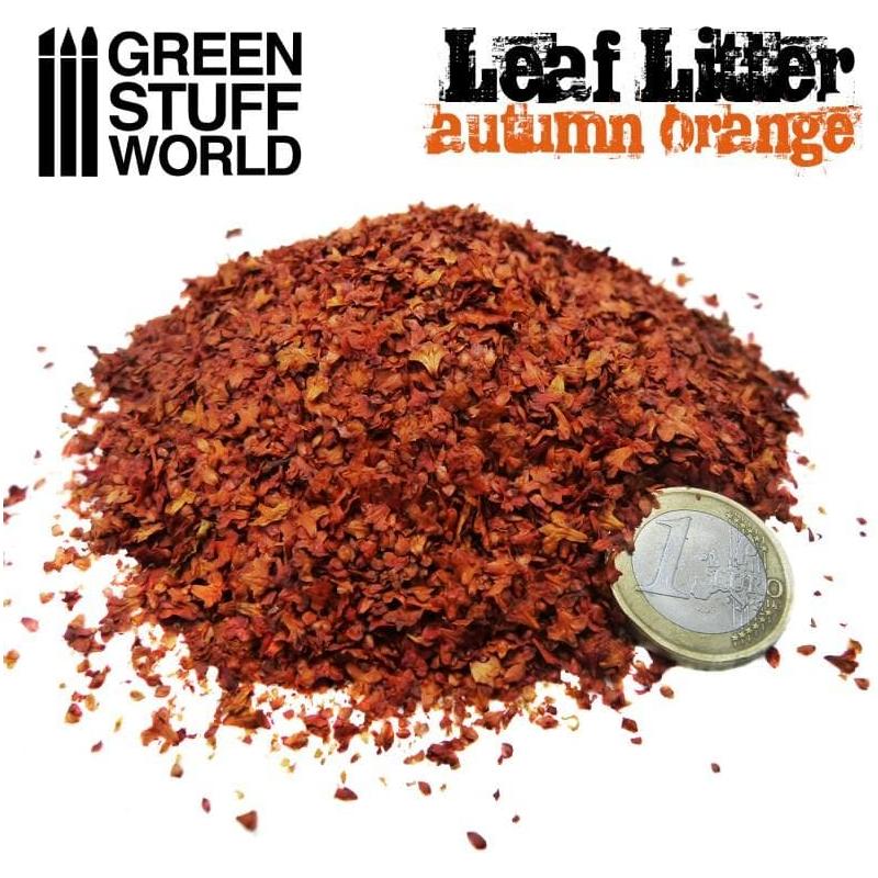 GREEN STUFF WORLD Leaf Litter - Autumn Orange
