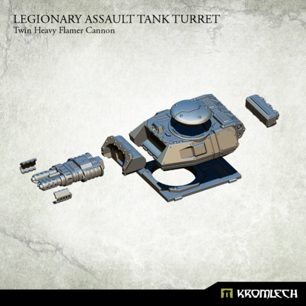 KROMLECH Legionary Assault Tank Turret: Twin Heavy Flamer C