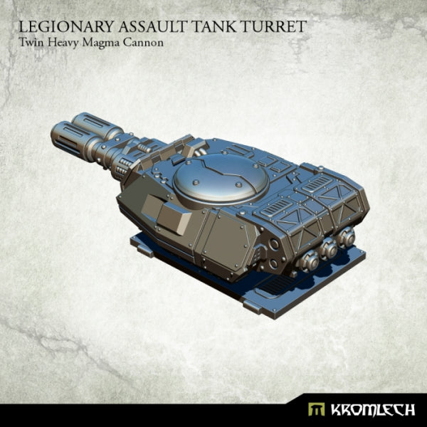 KROMLECH Legionary Assault Tank Turret: Twin Heavy Magma Ca