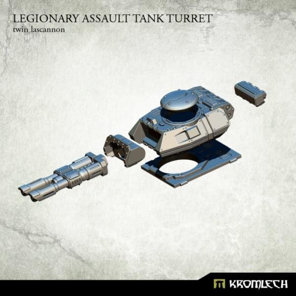 KROMLECH Legionary Assault Tank Turret: Twin Lascannon (1)