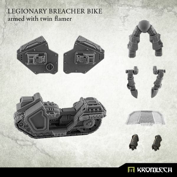 KROMLECH Legionary Breacher Bike (1) Armed with Twin Flamer