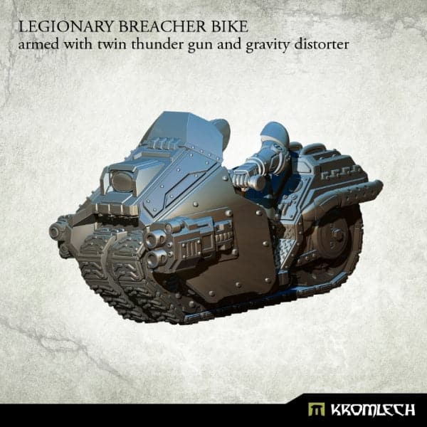 KROMLECH Legionary Breacher Bike (1) Armed with Twin Thunder Gun and Gravity Distorter