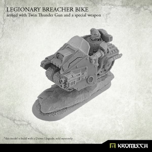 KROMLECH Legionary Breacher Bike (1) Armed with Twin Thunder Gun and Gravity Distorter