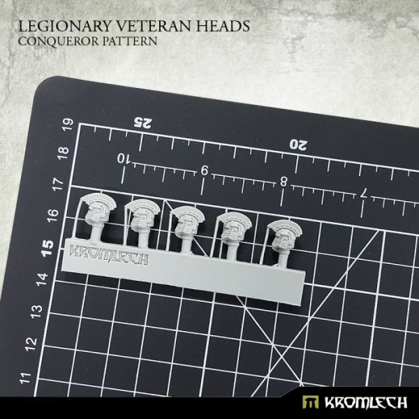KROMLECH Legionary Veteran Heads: Conqueror Pattern (5)