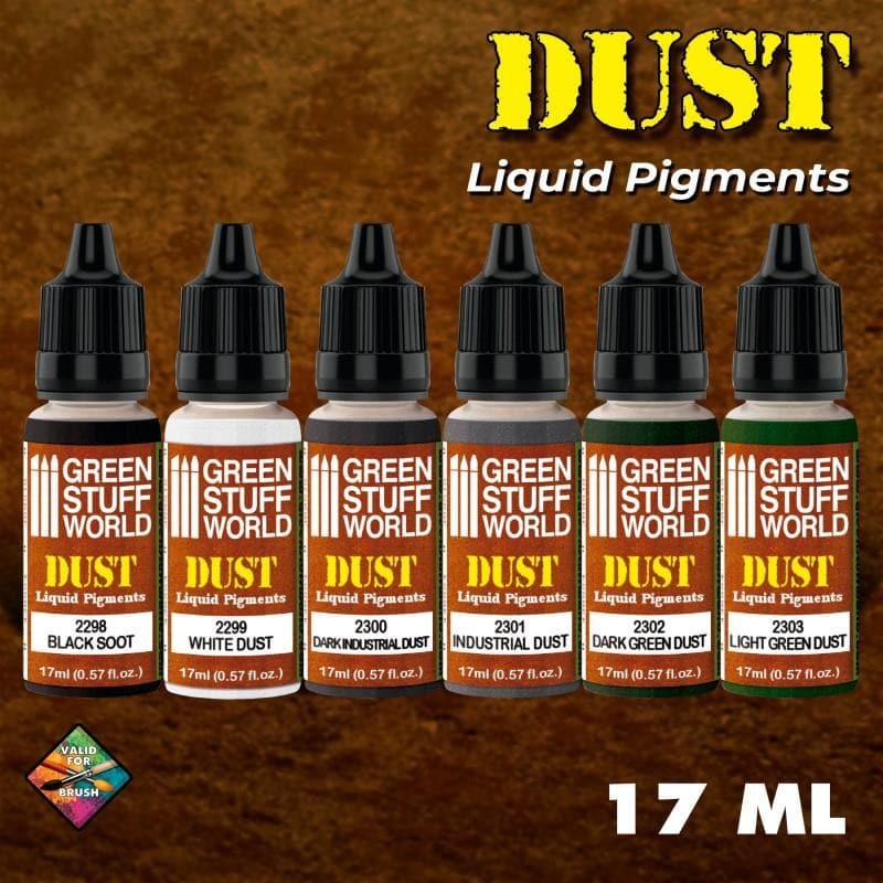 GREEN STUFF WORLD Liquid Pigments Paint Set - Dust (Box x 6