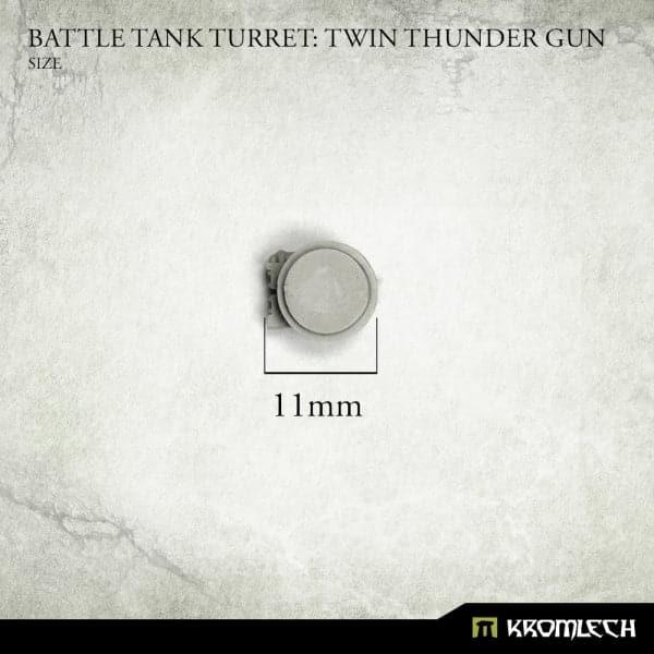 KROMLECH Battle Tank Turret: Twin Thunder Gun (1)