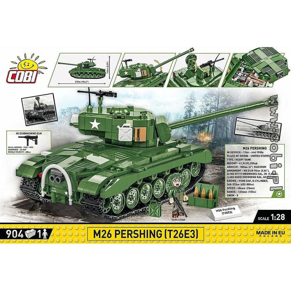 COBI WWII - M26 Pershing T26E3 904 pcs