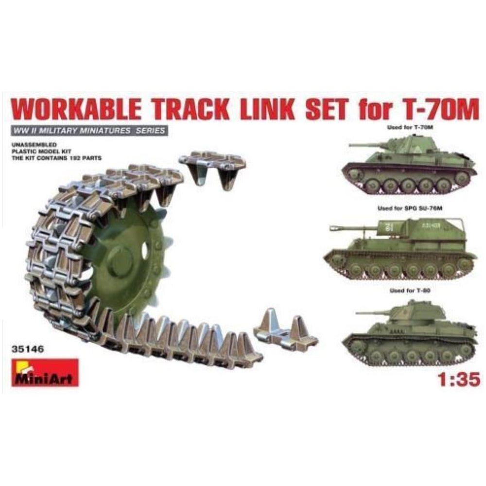 MINIART 1/35 Workable Track Link Set for T-70M Light Tank