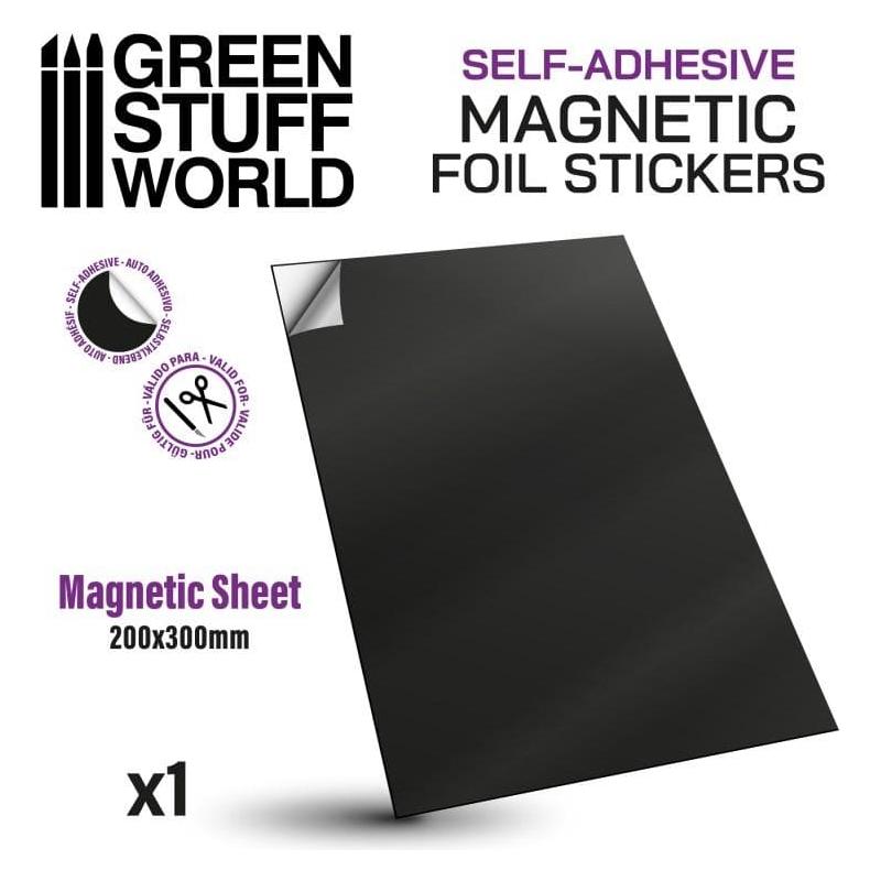GREEN STUFF WORLD Magnetic Sheet - Self Adhesive