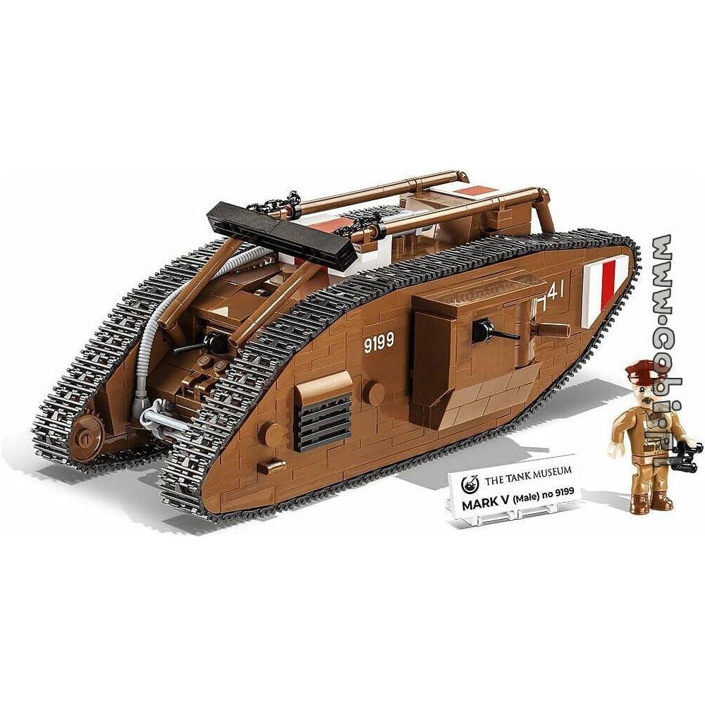 COBI Great War - Mark V Male 837 pcs