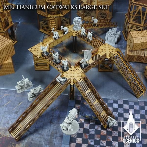 TABLETOP SCENICS Mechanicum Catwalks - Large Set