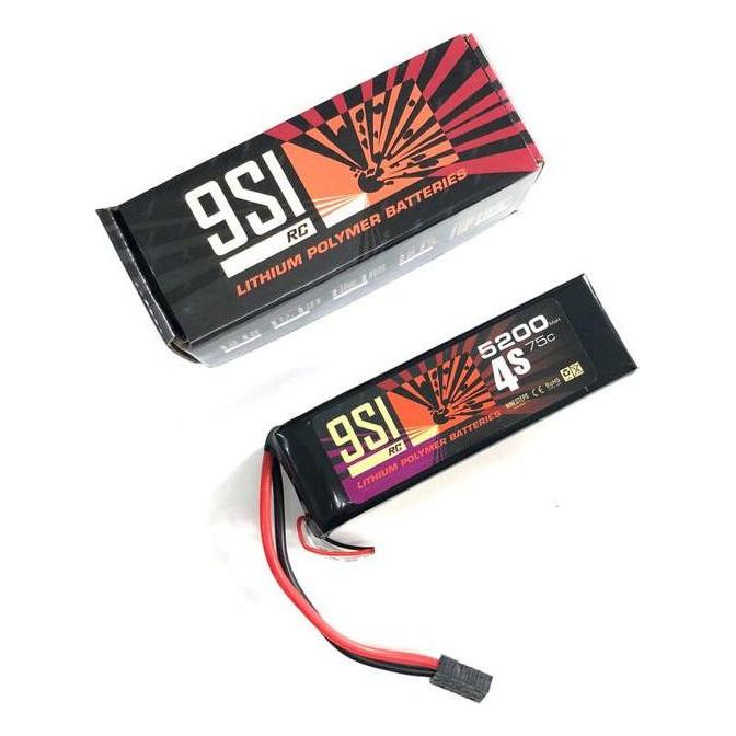 NINESTEPS 5200mAh 14.8V 75C 4 Cell LiPo Battery Soft Case (Traxxas Plug)