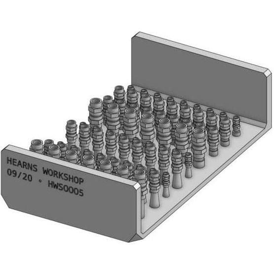 HWS Hydraulic Hose Connectors V1.0 (Non-Scale) 77pcs