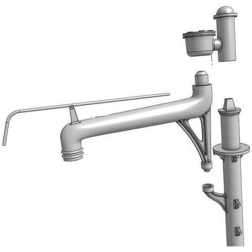 HWS Victorian Water Crane / Water Column (HO Scale)