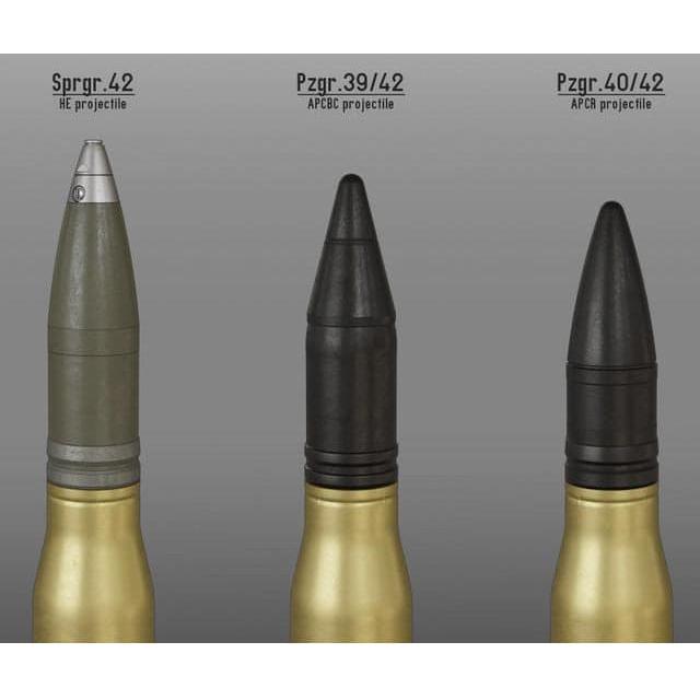 HWS 1/35 German 75mm KwK 42 Shell Set