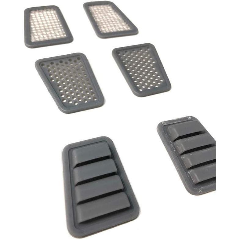 HWS 1/10 Bonnet Air Intakes for Traxxas TRX4 Land Rover Def