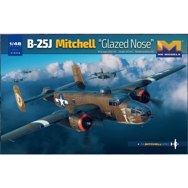 HONG KONG MODELS 1/48 B-25J Mitchell Glazed Nose
